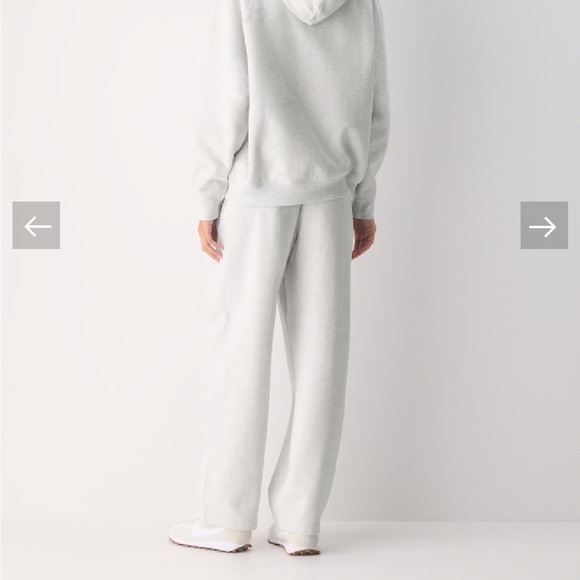 Aritzia Light Gray Track Pants - Picture 3 of 8